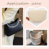 2Pcs 2 Styles Alloy & Nuggets White ABS Plastic Imitation Pearl Beaded Bag Handles FIND-AR0005-97-5