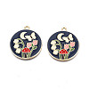 Alloy Enamel Pendants X-ENAM-N055-113B-2