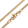 304 Stainless Steel Box Chain Necklaces X-STAS-O053-27G-2