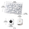 30Pcs 28 Style Food Grade Eco-Friendly Silicone Beads SIL-YW0001-07-4