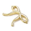 Brass Enamel Connector Charms KK-D098-01G-03-2