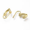 Brass Clip-on Earring Findings X-KK-Z007-30G-2