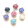 Brass Enamel Charms KK-E763-13-1