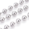Tarnish Resistant 304 Stainless Steel Ball Chains CHS-A002B-4.0mm-1