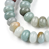 Natural Flower Amazonite Bead Strands G-R408-5x8-04-2