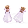Glass Cork Bottles LS-AJEW-O032-01F-1