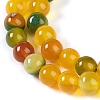 Natural Striped Agate/Banded Agate Beads Strands G-Z060-A01-A18-5
