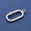 925 Sterling Silver Rectangle Balll Pendants STER-D300-26S-2