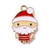 Alloy with Red Enamel Pendants AL-CBA9E11-04KCG-03-1
