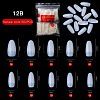 ABS Plastic Seamless Almond False Nail Tips MRMJ-Q069-012B-1