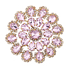 Brass Rhinestone Applique DIY-FG0009-87B-1