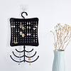 Plastic Wall Mounted Multi-purpose Jewelry Storage Hanging Rack EDIS-WH0029-91A-4