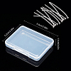 40Pcs 925 Sterling Silver Flat Head Pins STER-SC0001-08-6