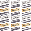 12 Bags 2 Colors Zinc Alloy Bag Lock Catch Clasps DIY-CL0002-39-1