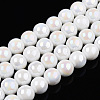 Electroplate Opaque Glass Beads Strands LS-GLAA-T032-P10mm-AB02-1