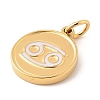 304 Stainless Steel Enamel Charms STAS-Z101-10G-06-2