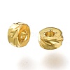 Brass Spacer Beads KK-P189-07G-2