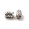 Non-Tarnish 201 Stainless Steel Beads STAS-M089-09P-2