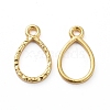 Zinc Alloy Open Back Bezel Pendants X-PALLOY-E577-03G-1