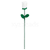 Flower Cotton with Iron Knitted Costume Ornament Accessories DIY-WH0570-09A-1