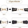 Fingerinspire 6 Sets Imitation Leather Toggle Buckle AJEW-FG0001-56-3