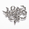Tibetan Style Alloy Angel Wing Beads LS-TIBEB-4999-AS-NR-1