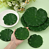 Artificial EVA Foam Lotus Leaf & Flower AJEW-SP0003-26C-4