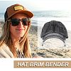 3Pcs ABS Plastic Hat Brim Bender AJEW-AN0007-20-5