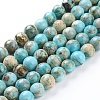 Natural Imperial Jasper Beads Strands G-G814-07-8mm-03-1