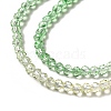 Transparent Gradient Color Glass Beads Strands X1-GLAA-H021-01B-13-3