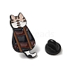 Cat Shape Enamel Pins JEWB-P039-01EB-10-3