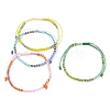 Glass Seed Braided Bead Bracelets BJEW-JB09610-1