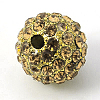 Alloy Rhinestone Beads RB-A034-10mm-A14G-2