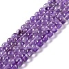 Natural Amethyst Beads Strands G-S030-3