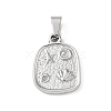 304 Stainless Steel Pendants SA-CBA34D4-03B-P-1