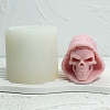 Halloween Skull DIY Food Grade Silicone Statue Candle Molds PW-WG77644-01-2