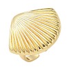 Brass Cuff Finger Rings for Women RJEW-U033-09G-01-4