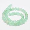 Natural Green Fluorite Beads Strands G-E112-6mm-1-2