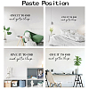 PVC Quotes Wall Sticker DIY-WH0200-084-3