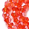 Transparent Electroplate Glass Beads Strands LS-EGLA-A039-T2mm-A14-3