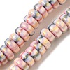 Handmade Polymer Clay Beads Strands CLAY-H006-03B-1