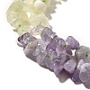 Natural New Jade & Amethyst Beads Strands G-L610-A21-01-4