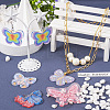  DIY Butterfly Earring Making Kit DIY-TA0005-24-7