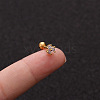 Brass Micro Pave Clear Cubic Zirconia Cartilage Earrings for Women WGD0011-20-1