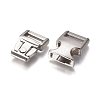 Alloy Adjustable Quick Side Release Buckles PALLOY-WH0067-65P-2