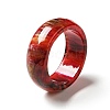 Resin Plain Band Finger Ring for Women LS-RJEW-C034-01C-1