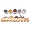 5 Box Iron Round Spacer Beads IFIN-X0001-03-B-3