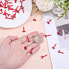 42Pcs Spray Painted Alloy Stud Earring Findings FIND-ME0004-21B-5