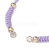 7 Colors Braided Nylon Cord Sets for DIY Bracelet Making AJEW-JB01240-3
