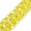 Electroplate Glass Beads Strands EGLA-P066-01A-AB15-1